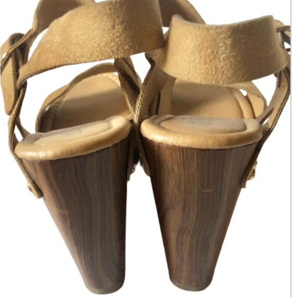 Dibi Wedge Shoes , Almost new. Tan Color SZ 10M - Picture 4 of 6